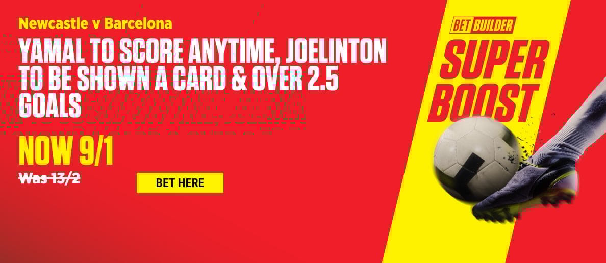 OnS-HPP-1188x516 _ YAMAL TO SCORE ANYTIME JOELINTON TO BE SHOWN A CARD OVER 2 5 GOALS