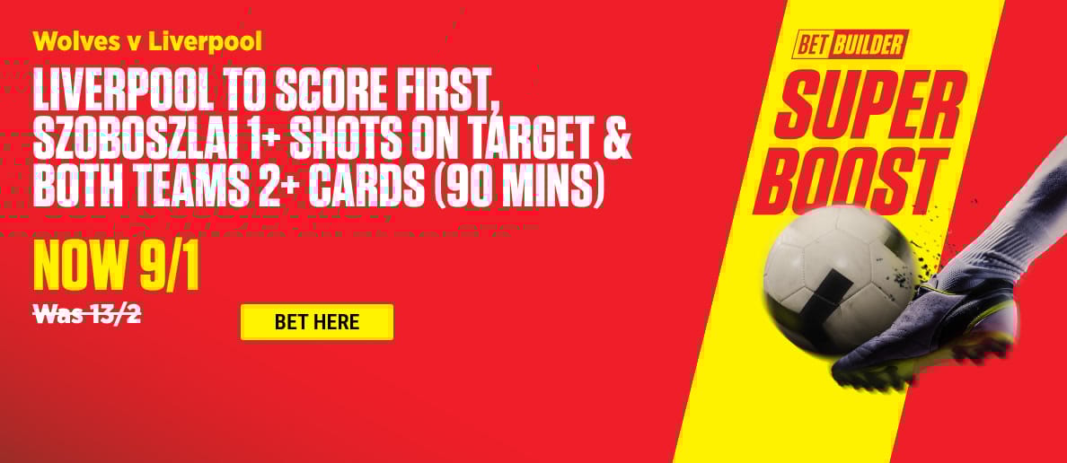 OnS-HPP-1188x516 _ LIVERPOOL TO SCORE FIRST SZOBOSZLAI 1 SHOTS ON TARGET BOTH TEAMS 2 CARDS 90 MINS