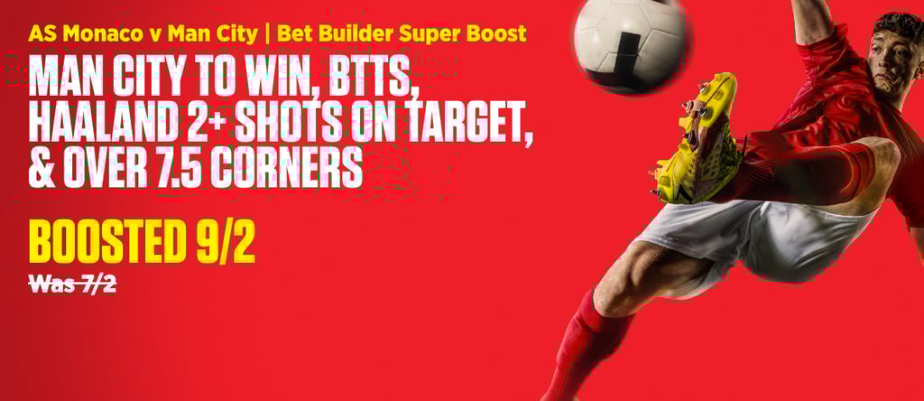 1188x516 Carousel _ MAN CITY TO WIN BTTS HAALAND 2 SHOTS ON TARGET OVER 7 5 CORNERS (UK)
