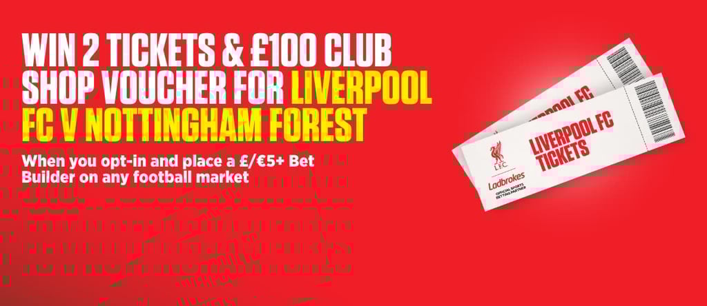 OnS-HPP-KT-1188x516_WIN 2 TICKETS 100 CLUB SHOP VOUCHER FOR LIVERPOOL FC V NOTTINGHAM FOREST-(UK)-