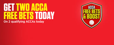 TWO ACCA FREE BETS TODAY (UK) - NEW Oct